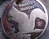 Dog Tag, Pet Tag, Dog ID Tag, Squirrel Hunter