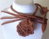 Flower Handmade Crochet Necklace