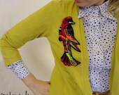 Parrot jewelry - bead brooch "Exotic Friend" - MADE TO ORDER