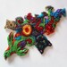 Mega brooch "My Jungle" - MADE TO ORDER
