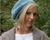 Turquoise Blue Slouch Hat