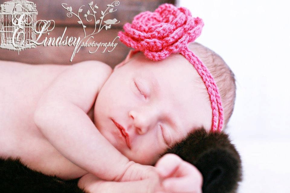 Large Flower Headband