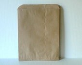 Set of 25 flat merchandise bags 8.5 x 11 Brown Paper Photo Bags  ( 8 1/2 x 11 ) Perfect for 8x10 photography packaging
