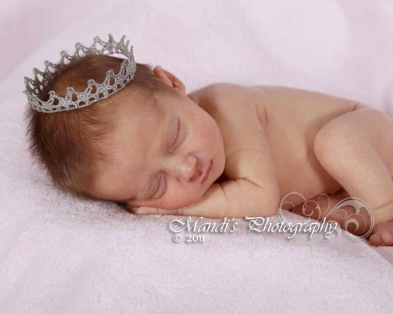 New Born Baby Boy Crown...Photo Prop...Photo Session...Newborn Baby Photos...