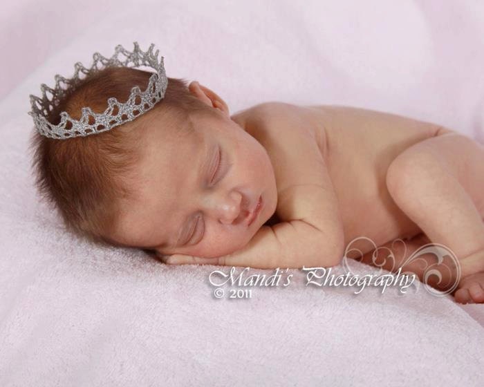 New Born Baby Boy Crown...Photo Prop...Photo Session...Newborn Baby Photos...