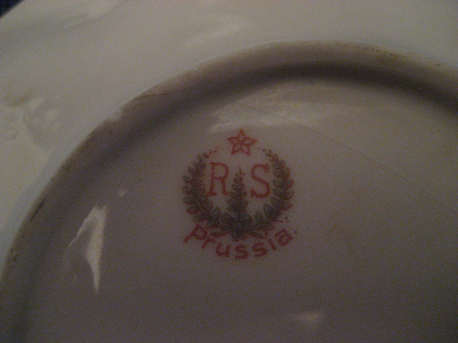 Antique Vintage R S Prussia Bowls Gold Trim Floral Motif 1890s 1900s Porcelain Collectable