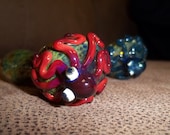 Glass Pipe, OCTOPUS Pipe, Ruby Red Color Changing, Made to order CGGE TEAM