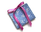 Card Holder, Travel Tea Bag Holder, Tea Wallet in Prairie Floral