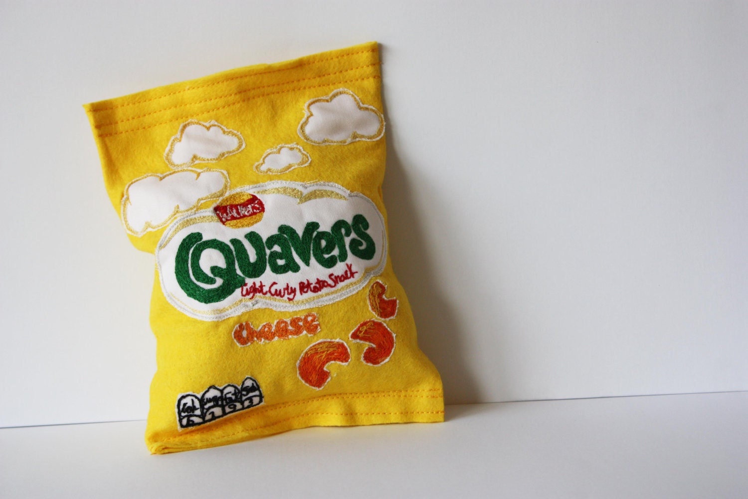 Quavers- Textile Soft Sculpture