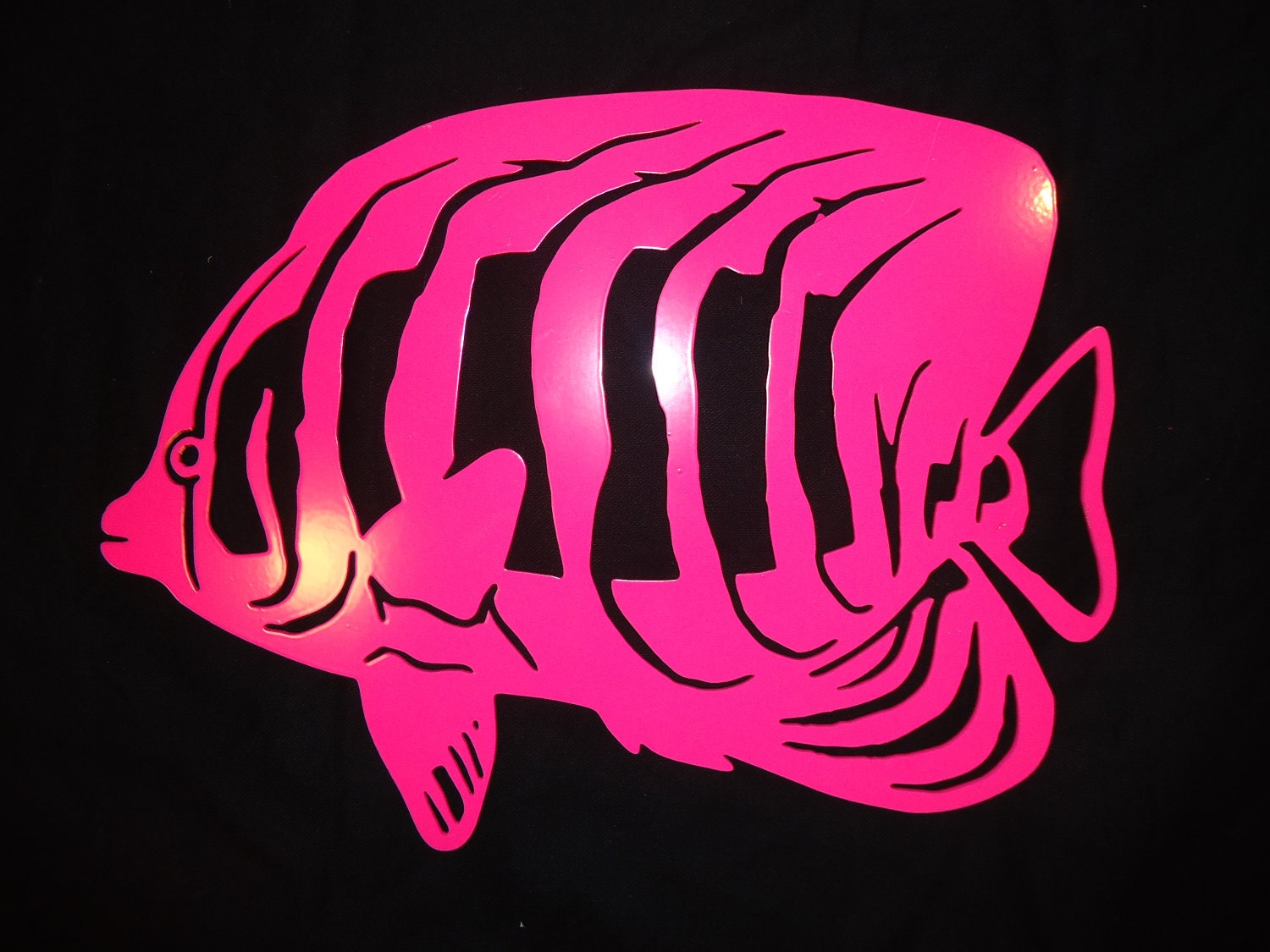 Sport Fishing Artwork Tropical Fish ANGELFISH Marine Outdoor Decor