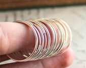 10pcs Silver Wine Glass Charm Rings 25mm (1 inch)  or Earrings - Ships Immediately from California - A43