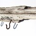 19" Driftwood Coat Rack with Three Hooks - great for coats, bags, keys, or towels