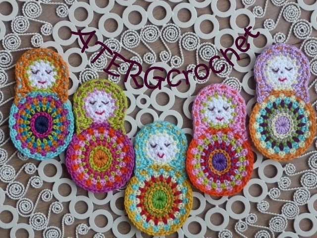 Crochet pattern matryoshka by ATERGcrochet