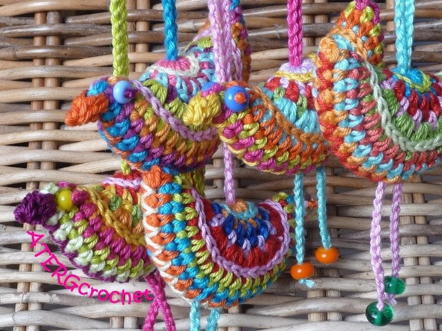 Crochet pattern bird of paradise by ATERGcrochet
