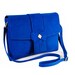 Blue leather handbag - Blue Morpho Handmade Leather Bag Now On Sale