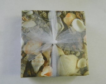 Seashell Tile Coasters