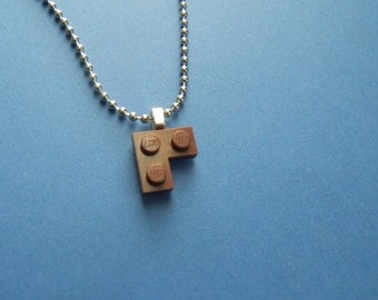 Brown Lego Pendant