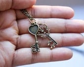 Heart and Soul Keys Necklace
