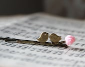 Hair Pin - Love Birds Bobby pin - Vintage style hair pin