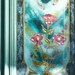 Paris Photo - Art Nouveau Decor, Le Petit Zinc Restaurant, Pink Poppies, Teal and Gold, Wall Art