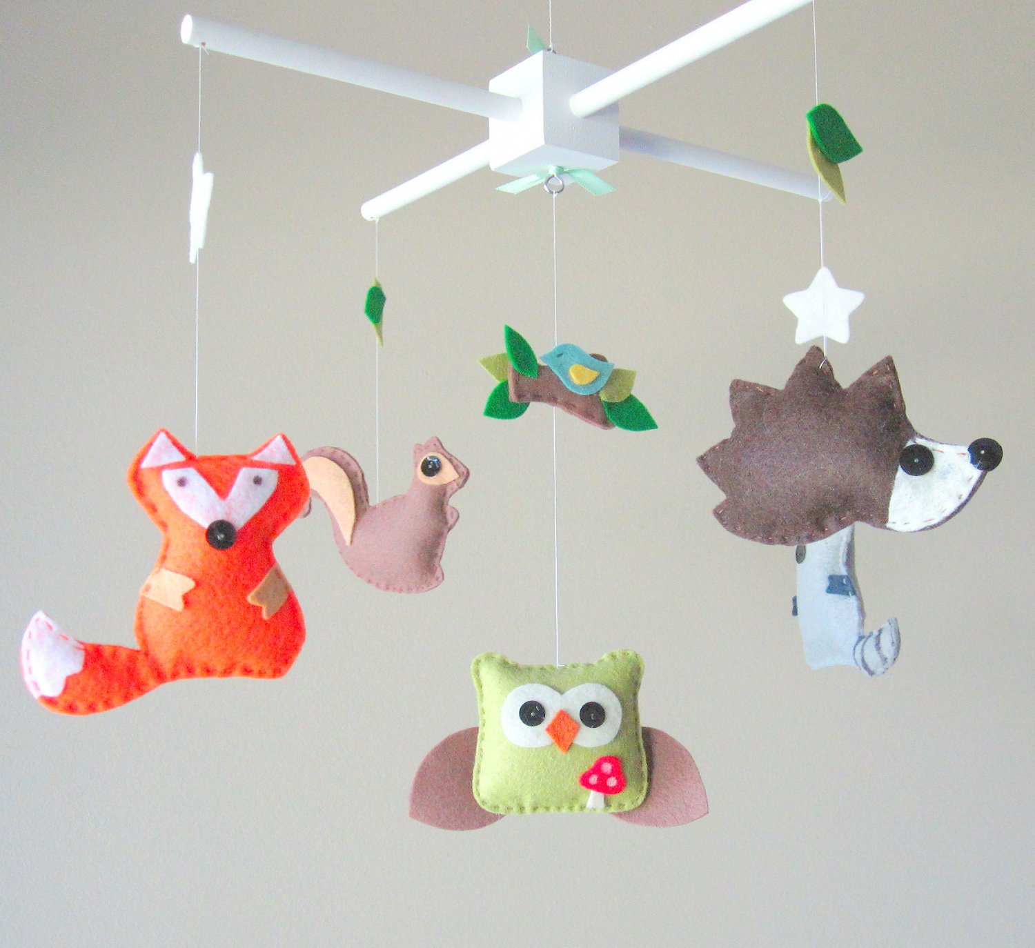 Baby Mobile - Forest Friends Mobile - Forest Creatures Mobile - Woodland Mobile - Forest Animals Mobile - Nursery Mobile