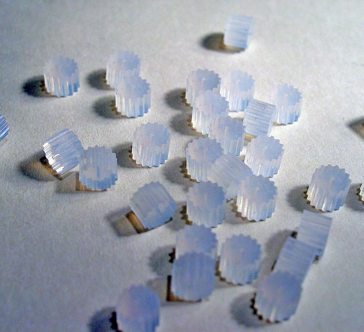 30 Rubber earring stoppers for feather earrings