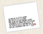 11x14 Dr Suess Quote on Love Print with Free Shipping