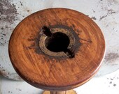 Textile Mill Wooden Spool XL