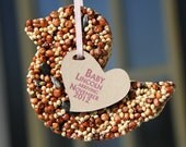 Baby shower favors, bird seed ducky favors, set of 12 baby girl duckies
