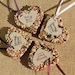 SAMPLE - medium Bird Seed favors - hearts, personalized, eco friendly, birdseed wedding favor, love birds