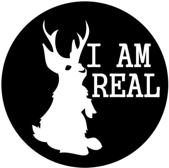 I AM REAL 3.5" vinyl sticker