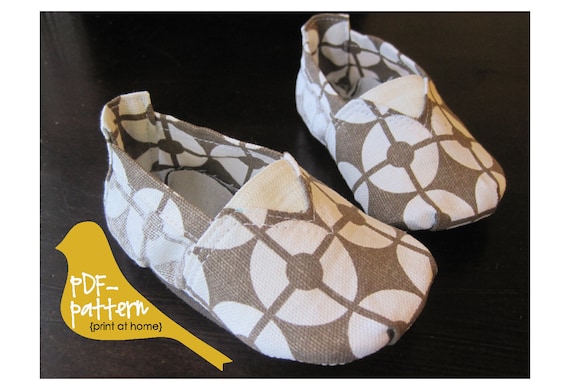 Canvas Shoe PDF (INSTANT DOWNLOAD Sewing Pattern)