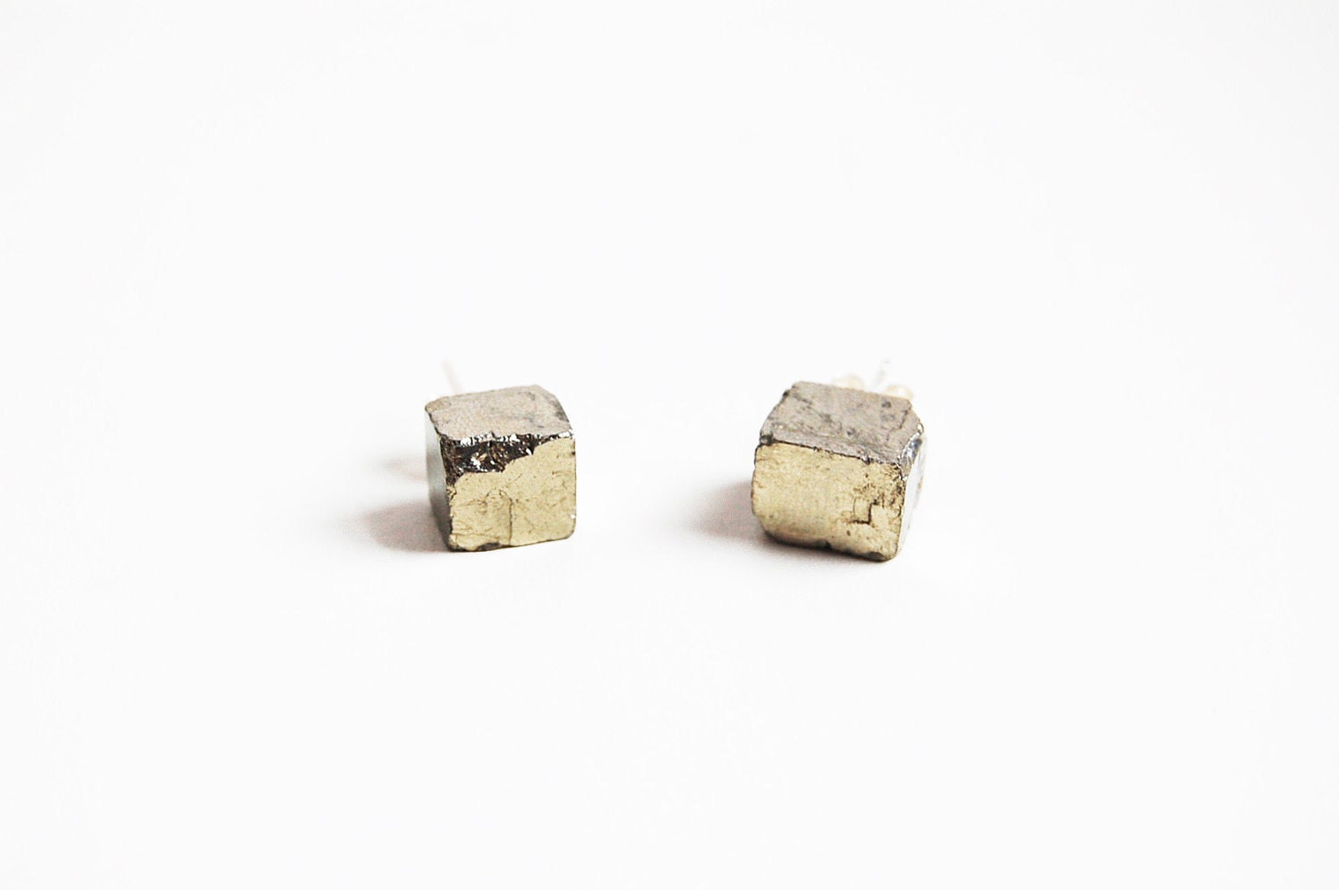 pyrite earrings