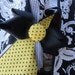 JENROSTANCH - custom listing-NEW -Carseat Canopy- with zip opening- Black Damask and yellow/black polka dots