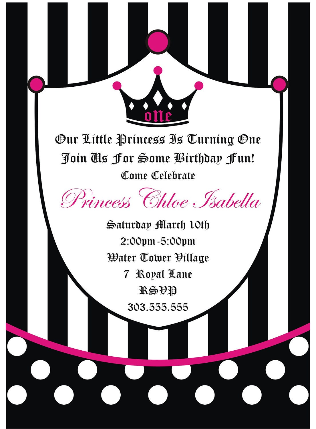 Princess Invitation by Cakewalk