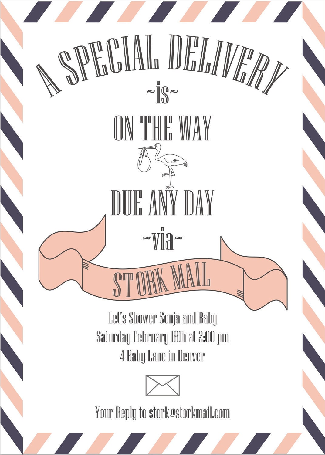 Special Delivery Invitation by Cakewalk