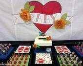 Tattoo Inspired Baby Shower by Cakewalk