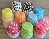 Polka Dot Candy/Baking Cups- You Pick Your Color Il_170x135