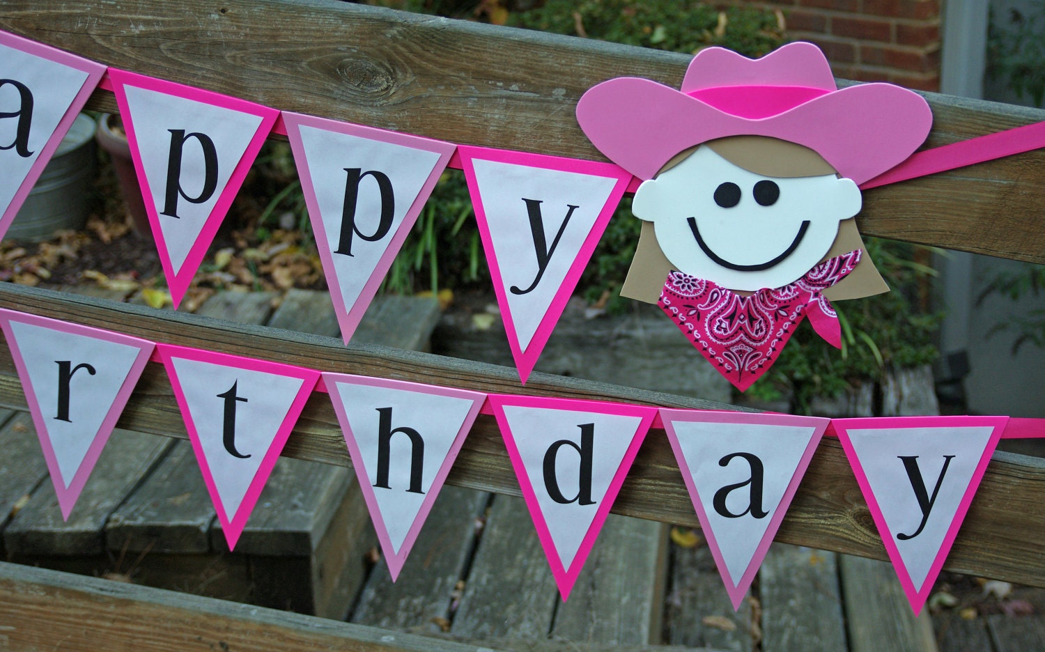 Cowgirl Party Banner