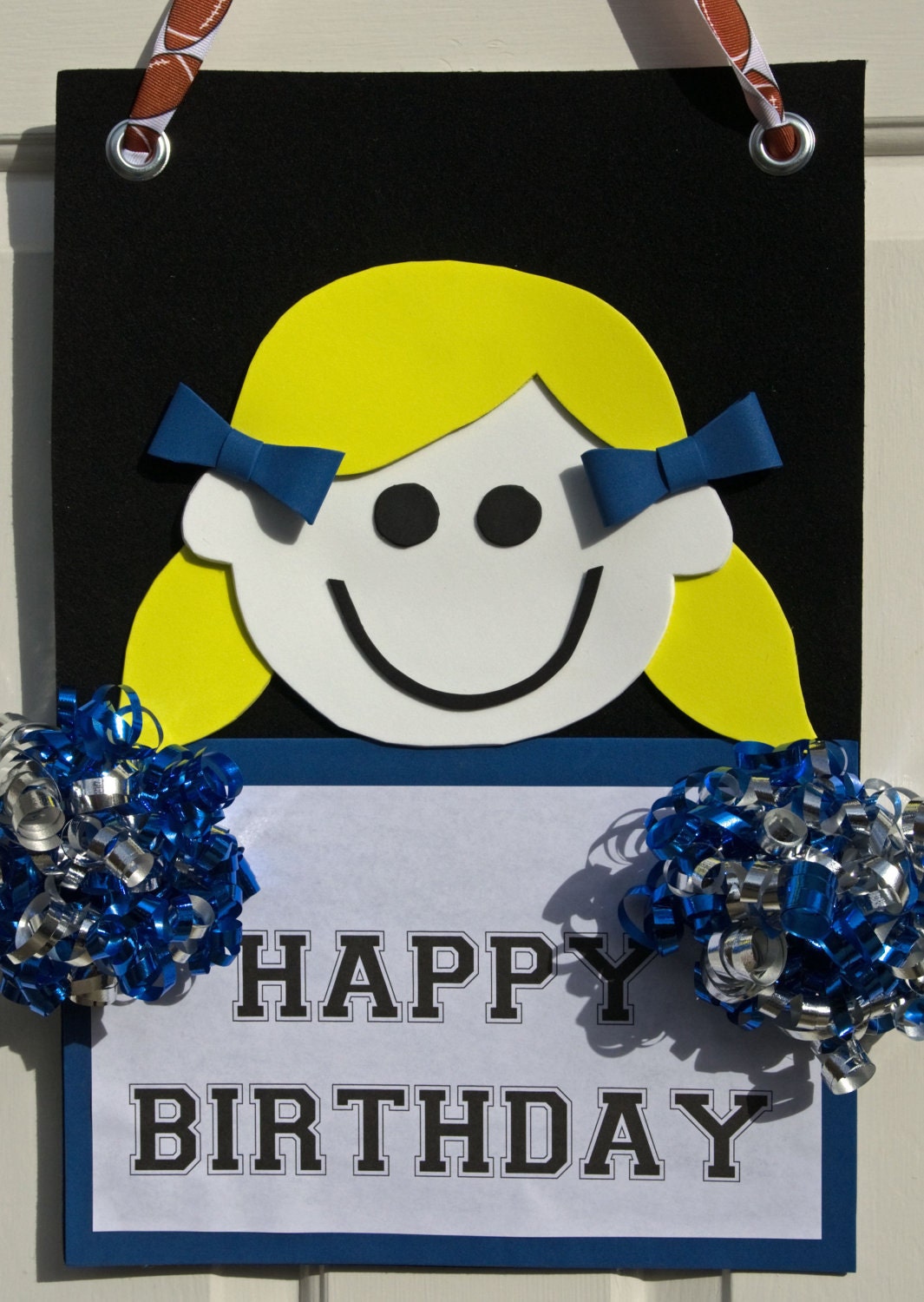 Cheerleader Party Wall/Door Sign Il_570xn