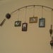 Fishing Pole Picture Frame - Metal Brown - 4 Frames