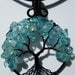 Blue Apatite Tree of Life Pendant