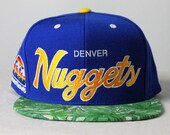 Custom Denver Nuggets Snapback -- Marijuana Fabric