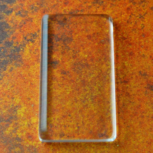 100 Rectangle Glass cabochons 24mm x 48mm for  Making Photo Pendants fits into my rectangle pendants