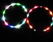 FREE SHIPPING - Mini 25" PolyPro LED Hula Hoops - Minis (includes two mini hoops)