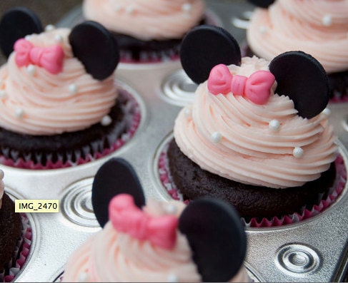MInnie Mouse Fondant toppers