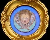 Original Framed Artwork Baby Angel of Peace