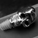 Throwback Chrome Skull Gear Shifter Wine Liquor Bottle Stopper