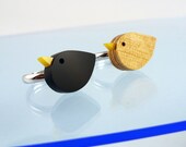 Blackbird ring - hand made acrylic ring