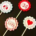 INSTANT DOWNLOAD: Owl Valentine DIY Printable Party Squares